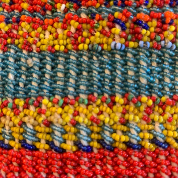 Colorful Unique African Beaded Handmade Shoulder Bag - Picture 8 of 9